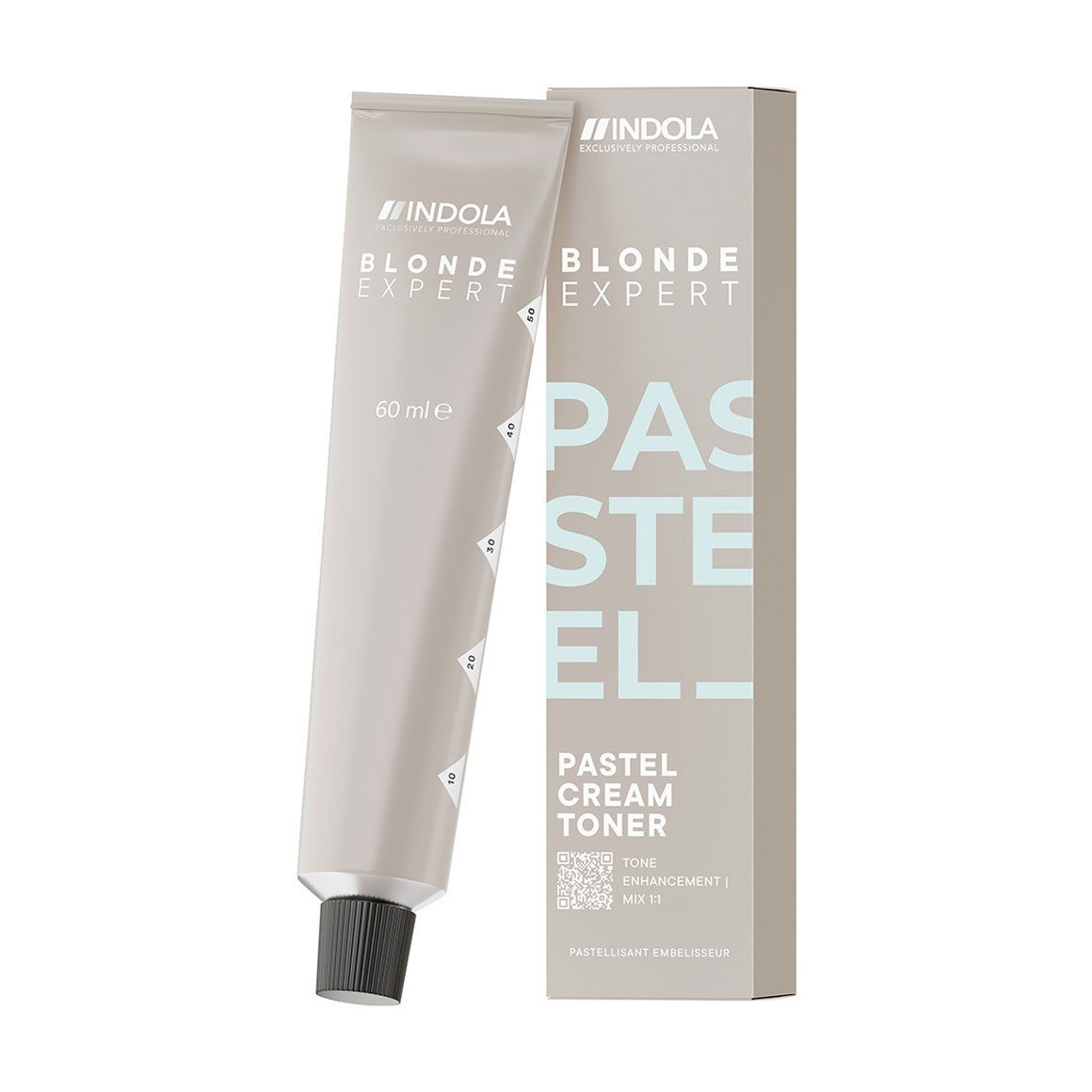 Перманентна крем-фарба для тонування волосся у пастельні відтінки Indola Blonde Expert Pastel Cream Toner, P.31 Gold Ash, 60 мл